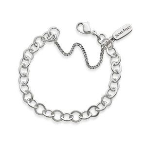 James Avery forged link charm bracelet